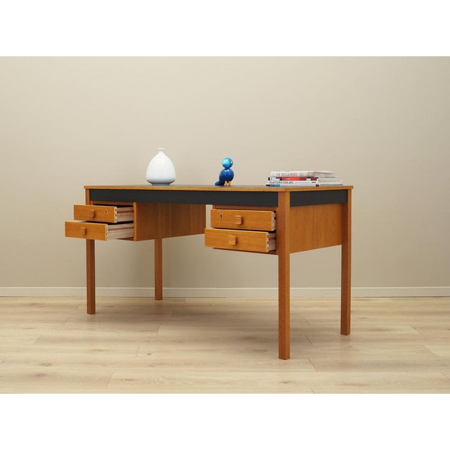 Danish Ash Desk, 1970s For Sale - Image 4 of 17