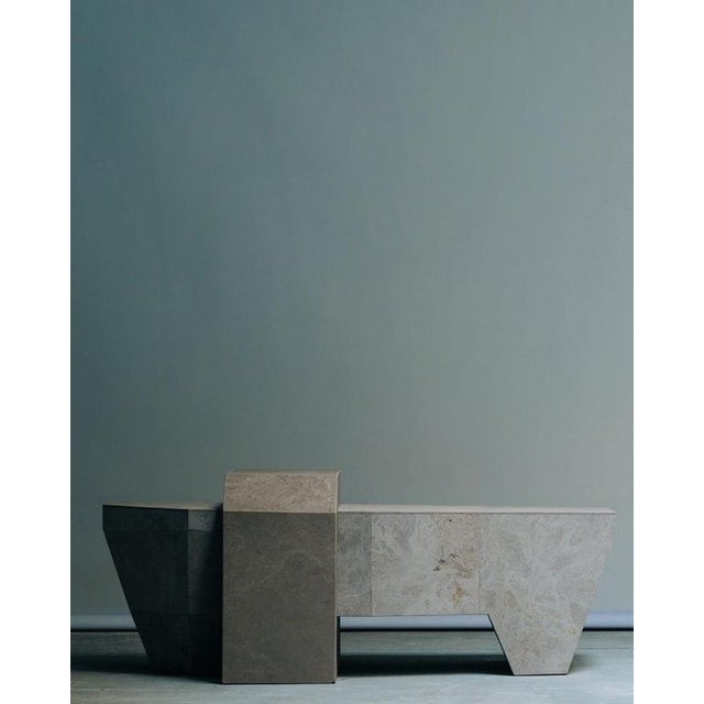 Matek Monolith Coffee Table in Recycled Composite by Project Materia For Sale - Image 4 of 9