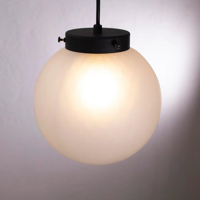 Murano Glass Suspension Lamp, Italy, 1980s For Sale - Image 4 of 10