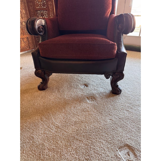 Stanford Chair and Ottoman For Sale - Image 6 of 8