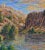 Mid 20th Century "Utah Desert Range" Landscape Painting, Framed For Sale In Monterey, CA - Image 6 of 8