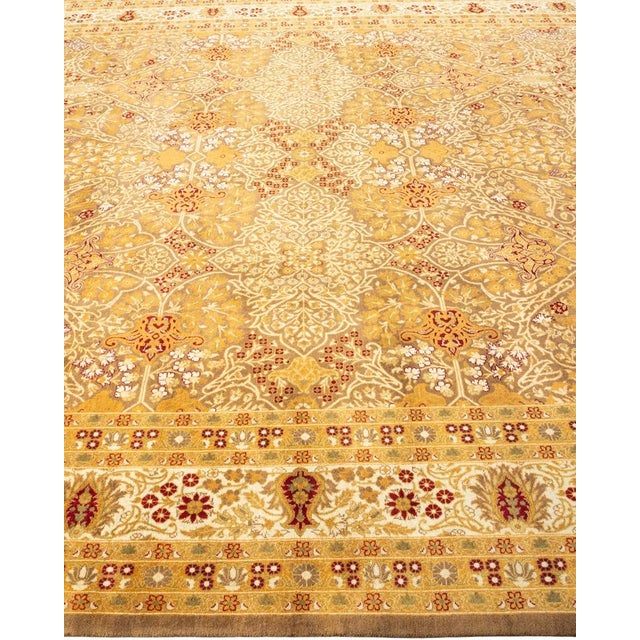 Solo Rugs Mogul, One-of-a-Kind Hand-Knotted Area Rug in Brown, 8' 1" x 10' 4" For Sale - Image 4 of 8
