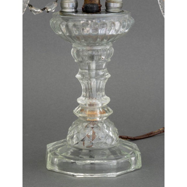 Victorian Style Cut Crystal Candelabra, Pair For Sale In New York - Image 6 of 13
