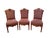 A handsome set of three late 19th century American Eastlake parlor chairs crafted in solid walnut. The chairs feature...