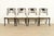 English Baker Furniture Historic Charleston Regency Ebonized and Gold Gilt Dining Chairs, Set of Four For Sale - Image 3 of 16