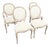 Vintage French Provincial Carved Rope Dining Chairs - Set of 4 For Sale