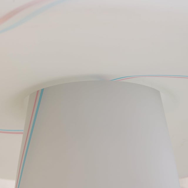 1970s 1970s Large Italian Murano Glass Table Lamp by Vetri For Sale - Image 5 of 9