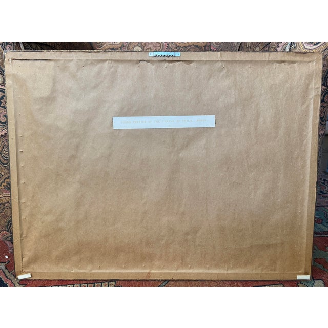 Mid 19th Century David Roberts Hand-Colored Egypt Lithograph – Grand Portico of the Temple of Philae, Nubia – 19th Century For Sale - Image 5 of 7