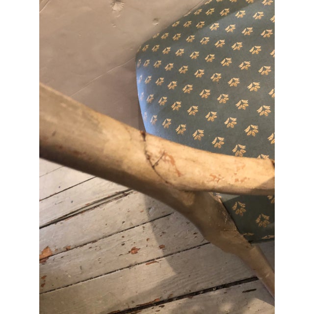 Gray Painted 18th Century Neoclassical Side Chairs -A Pair For Sale - Image 8 of 12