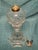 Transparent Antique Eapg Bullseye Fleur-De-Lis Glass Whale Oil Lamp Camphene Flint 1850s For Sale - Image 8 of 13