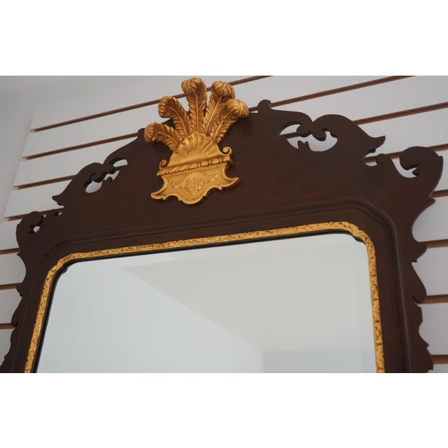 Age: Approx: 60 Years Old Details: Colonial Williamsburg CW-LG5 Beveled Glass Mirror High Quality Construction Walnut...