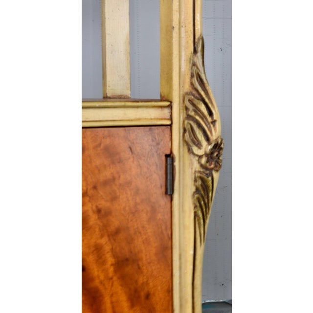 Bronze Early 20th Century Satinwood Nightstand For Sale - Image 8 of 11