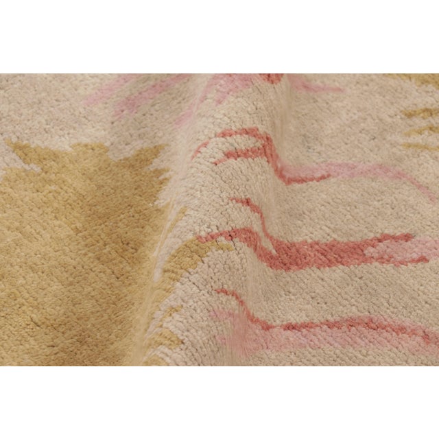 Textile Contemporary French Art Deco Style Polychromatic Wool Rug, by Rug & Kilim, India For Sale - Image 7 of 10