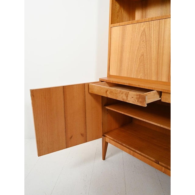 Scandinavian Elm Bookcase, 1930s For Sale - Image 9 of 12