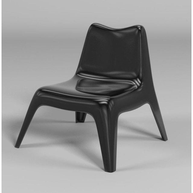 Sculptural Black and White Garden Lounge Chairs from Ikea, Set of 2 For Sale - Image 6 of 8