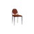 Terracotta Mohair Balzaretti Chair by Daniel Nikolovski & Danu Chirinciuc for KABINET For Sale