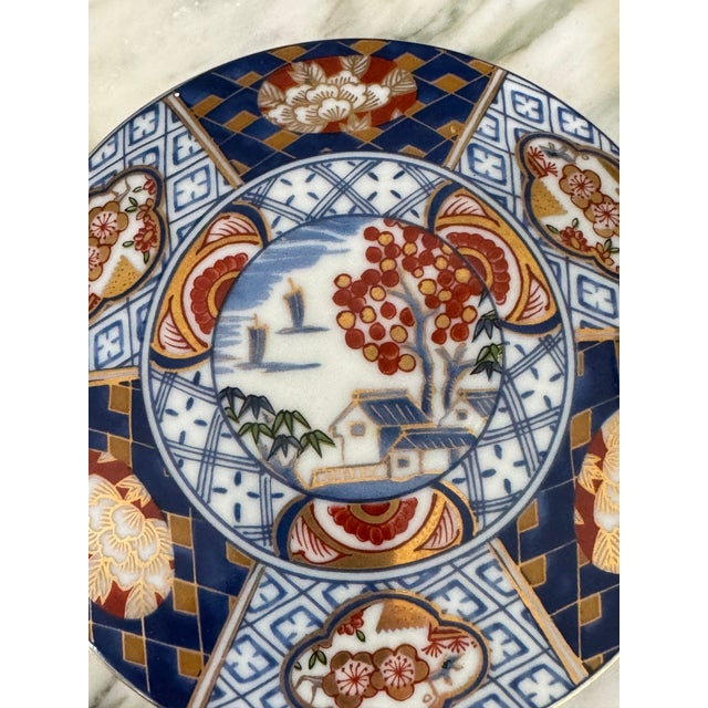 Vintage Japanese Imari Fine Porcelain Ginger Jar Set - 2 Pieces For Sale - Image 14 of 18