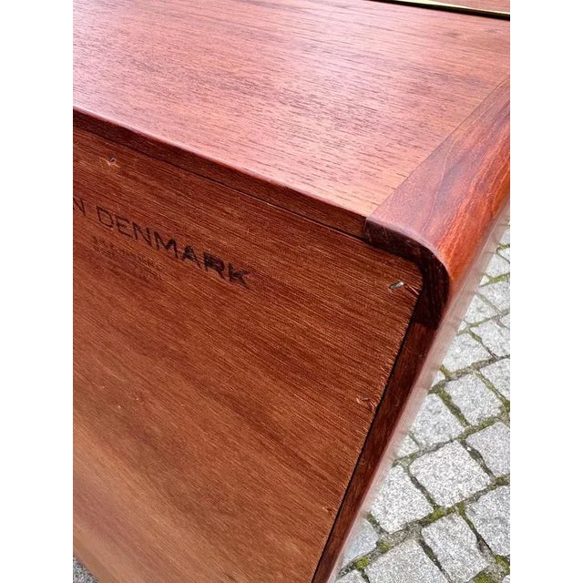 Wood Danish Highboard in Teak by H.P. Hansen For Sale - Image 7 of 11
