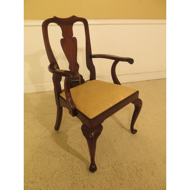 Pair Of Henkel Harris Mahogany Dining Room Armchairs Chairish