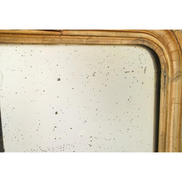 Early 20th Century Antique European Louis Philippe Foliate Urn Wall Mirror For Sale - Image 5 of 12