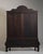 Chestnut 19th Century Chestnut Brown Dutch Vitrine with Brass Hardware For Sale - Image 8 of 15