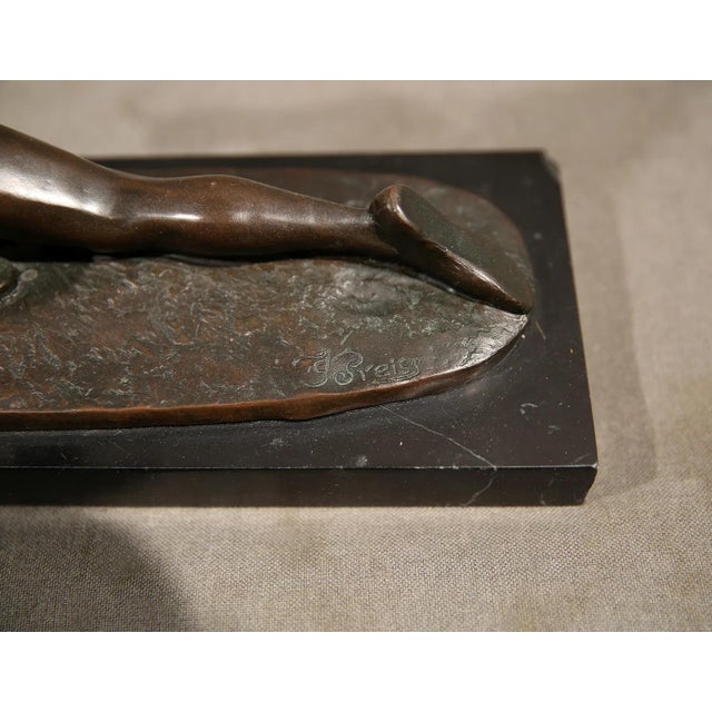 Contemporary Mid 20th Century Acrobat Performer Sculpture - Ferdinand Preiss For Sale - Image 3 of 3