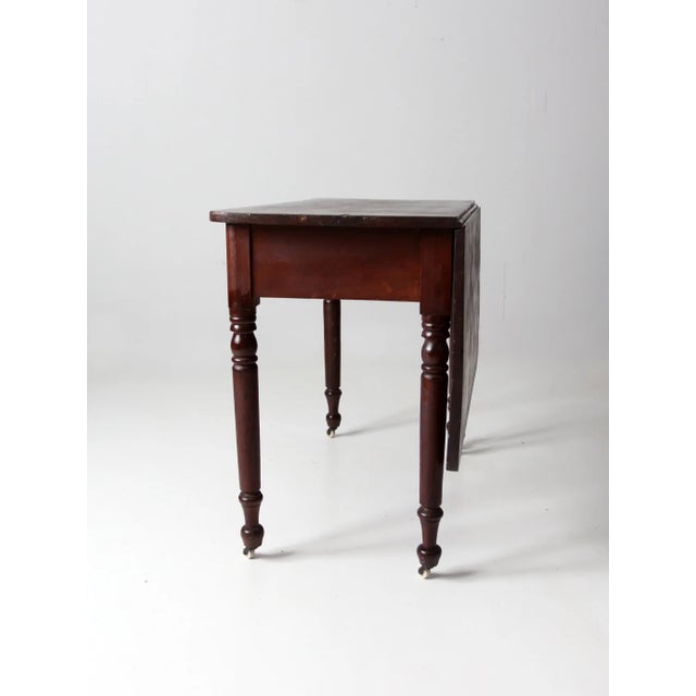 Wood Antique Writing Desk For Sale - Image 7 of 16