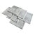 Mid 20th Century Set of 6 Off White Linen & Cotton Dining Napkins With Cut Work For Sale