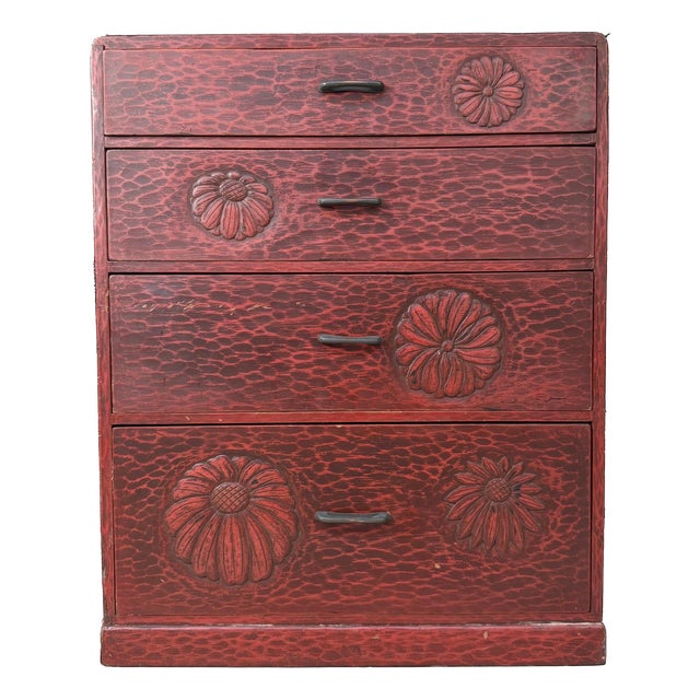 Vintage Japanese Drawer Cabinet, 1920 For Sale