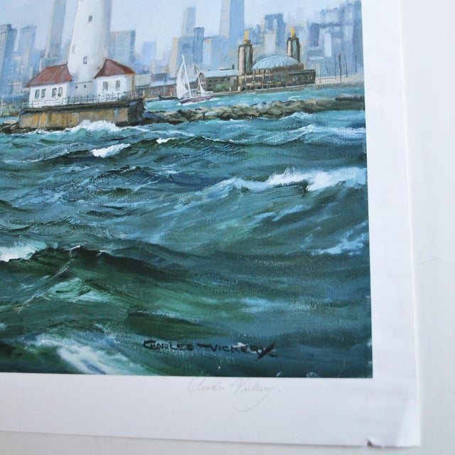 2000 - 2009 Farewell Chicago "The Christian Radich Heads for Home" Print by Charles Vickery For Sale - Image 5 of 8