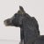 Black Vintage Mid Century Metal Foal Baby Horse on Wood Base Bookend For Sale - Image 8 of 9