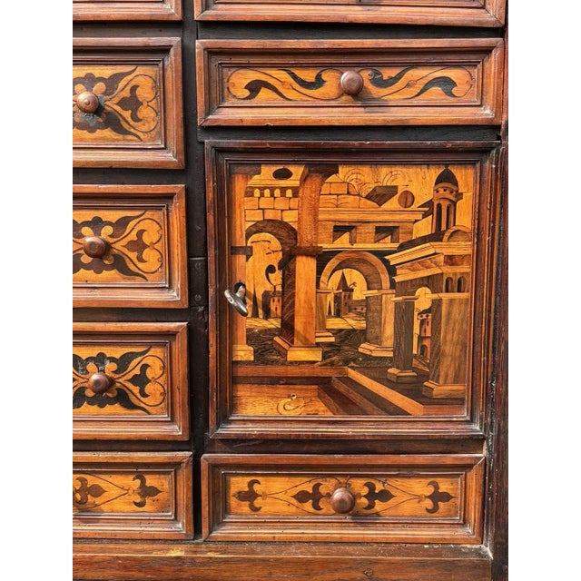 Late 18th Century 18th Century Italian Provincial Marquetry Cabinet, 1780 For Sale - Image 5 of 11
