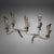 Pair Vintage Danish Modern Silver Plate Lily Form Candelabras, Denmark, C1950 For Sale - Image 4 of 7