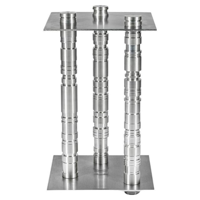 Metal Metalique Side Table by Millim Studio For Sale - Image 7 of 7