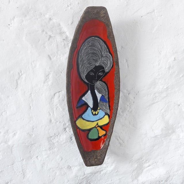 Decorative Ceramic Plate, 1960 For Sale - Image 12 of 12