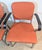 Mid-Century Goodform Aluminum & Terracotta Vinyl Arm Chairs - A Pair For Sale In Raleigh - Image 6 of 14
