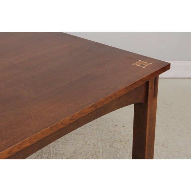 Stickley Harvey Ellis Arts & Crafts Dining Room Table For Sale In Philadelphia - Image 6 of 18