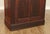 Late 19th Century Antique Solid Oak Single Door Paneled Wardrobe For Sale - Image 5 of 18
