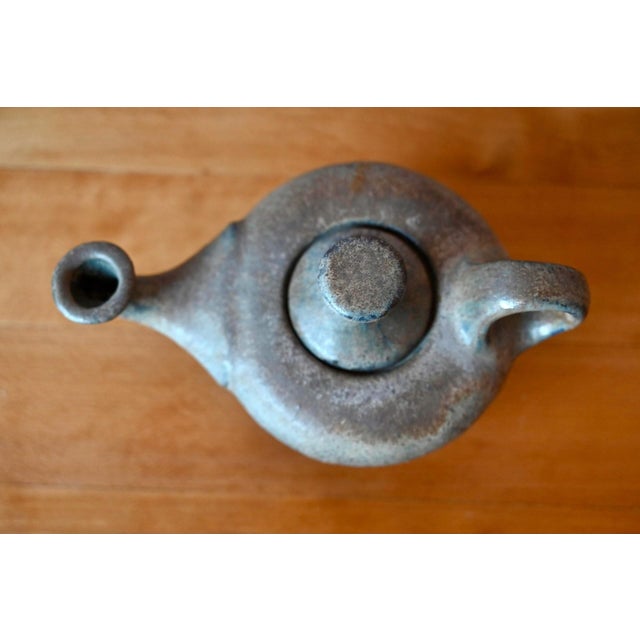 Ceramic Brutalist Studio Ceramics Stoneware Teapot, 1970s For Sale - Image 7 of 10