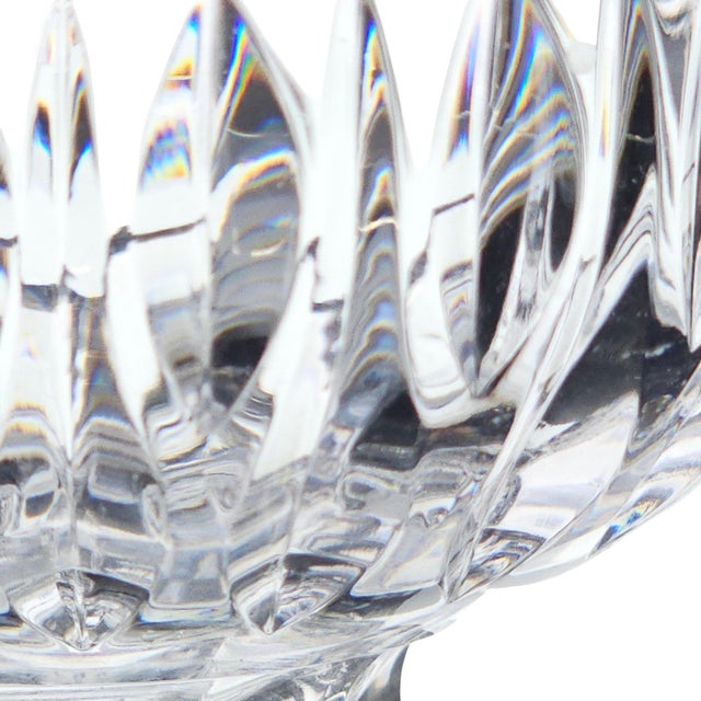 Marquis by Waterford Sheridan Footed Cut Crystal Bowl 5.5" For Sale - Image 11 of 12
