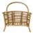 Vintage Mid-Century Bamboo and Rattan Magazine Holder - Franco Albini Style For Sale
