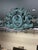 Late 20th Century Louis XVI Style Teal Polychromed Mirror For Sale In Baton Rouge - Image 6 of 9