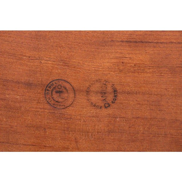 Danish Extendable Table in Rosewood and Felt by Carlo Jensen for Hundevad & Co, 1960 For Sale - Image 12 of 13