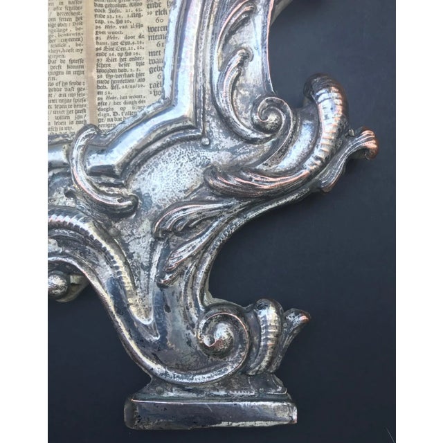 18th Century Repousse Baroque Ecclesiastical Carta Gloria For Sale - Image 10 of 13