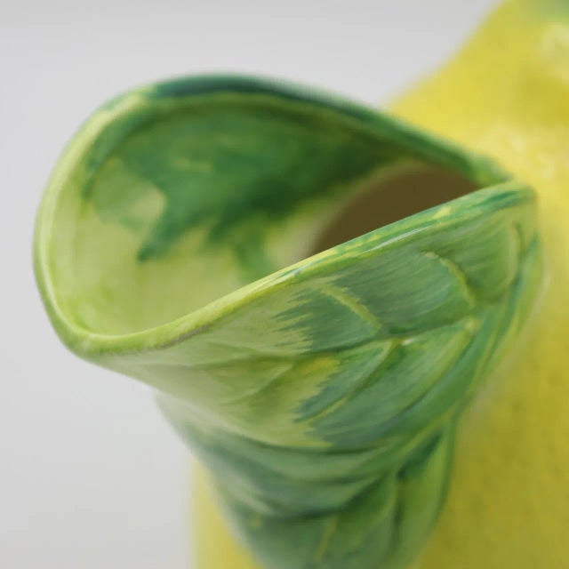 Vintage MCM the Haldon Group Ceramic Lemon Pitcher For Sale In Dallas - Image 6 of 7