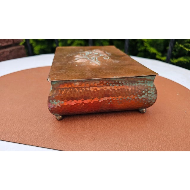 1920s Art Deco Copper Box, 1920s For Sale - Image 5 of 10