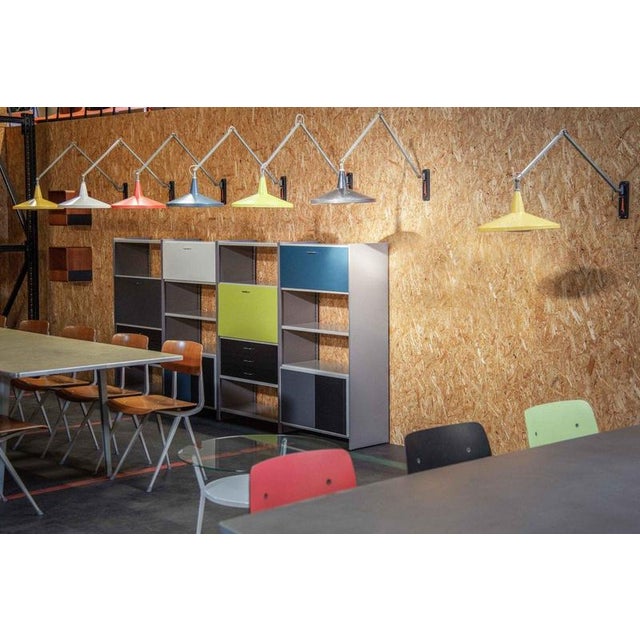 Gold 4050 Panama Wall Lamp by Wim Rietveld for Gispen, 1955 For Sale - Image 8 of 18