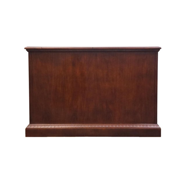 Century Furniture Solid Mahogany Traditional Style 72" Flip Top Server Buffet For Sale - Image 14 of 15