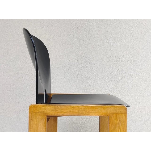 Wood Model 121 Chairs by Afra & Tobia Scarpa for Cassina, Italy, 1960s, Set of 4 For Sale - Image 7 of 8