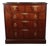 Biedermeier Flame Mahogany Chest of Drawers, 1840 For Sale